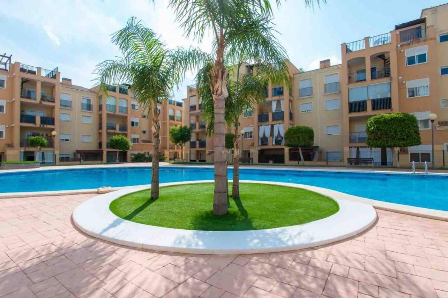 Bonito apartamento en precioso residencial Murcia Exterior foto